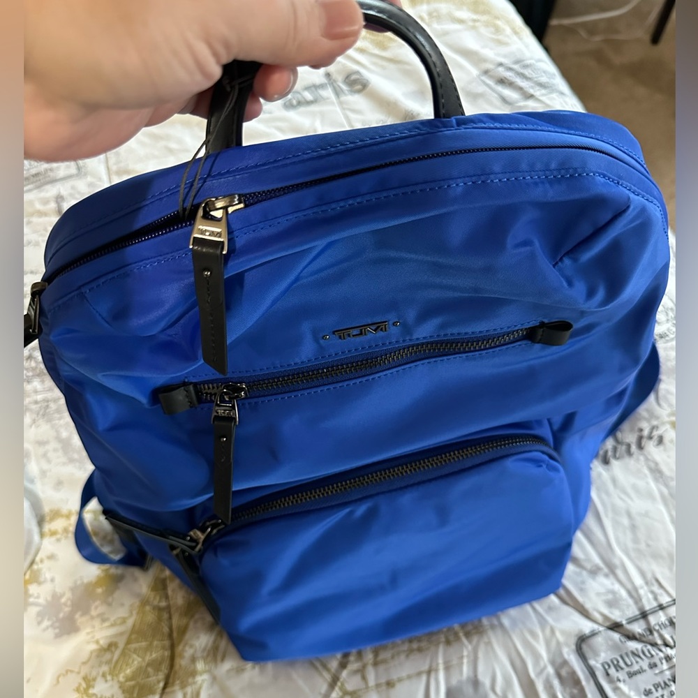 Tumi Cora Royal Blue backpack (NWT)